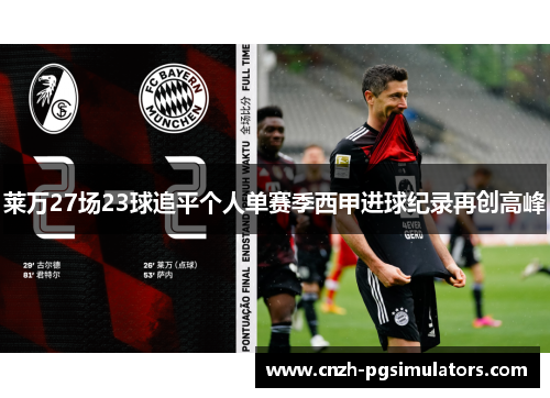 莱万27场23球追平个人单赛季西甲进球纪录再创高峰 莱万27场23球追平个人单赛季西甲进球纪录再创高峰