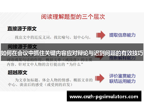 如何在会议中抓住关键内容应对辩论与迟到问题的有效技巧